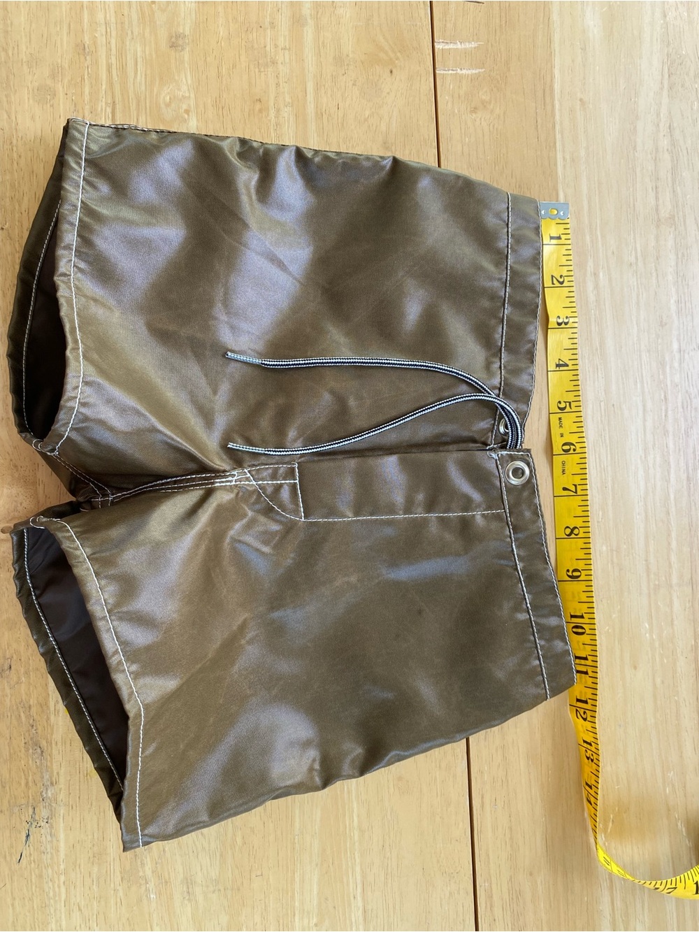 Birdwell Kids Brown Swim trunks with Drawstring